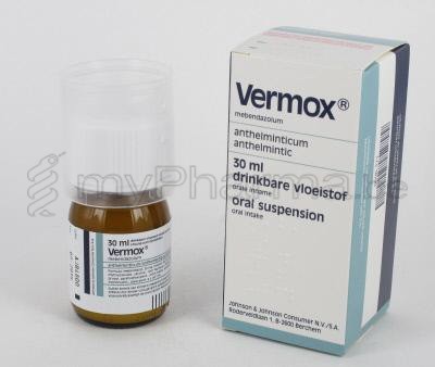 VERMOX 100MG/5ML 30 ML SUSP  (geneesmiddel)