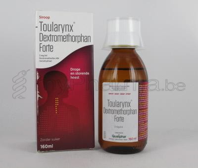 TOULARYNX DEXTROMETHORPHAN FORTE 3MG/ML 160 ML SIROOP (geneesmiddel)